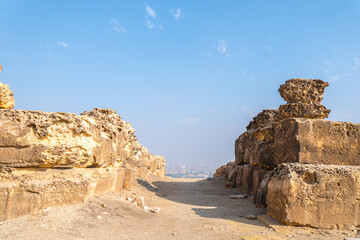 Giza Plateau, Great Pyramid, Pyramid of Khafre, Menkaure, Sphinx, Egypt