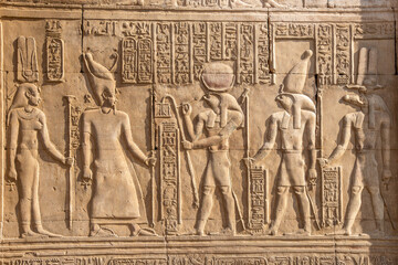 Fototapeta na wymiar Temple at Esna, Temple of Khnum, Egypt