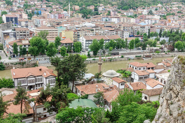 Historic mansions in Amasya, Turkey - Amasya is located in the north of Anatolia, in the inner part of the Middle Black Sea Region.