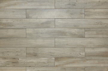 Ceramic tiled floor of wood style. Tiled flooring with wood texture