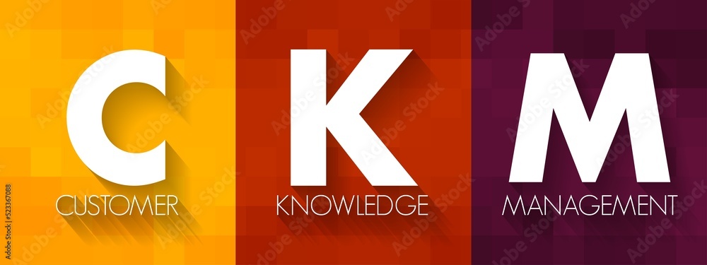 Poster ckm customer knowledge management - emerges as a crucial element for customer-oriented value creatio