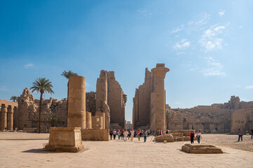 Temple at Karnak, Temple of Amon Ra, Egypt