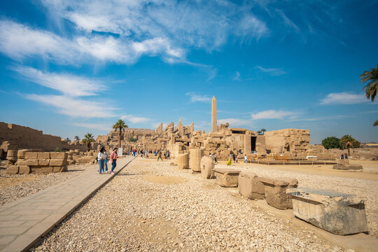 Temple at Karnak, Temple of Amon Ra, Egypt