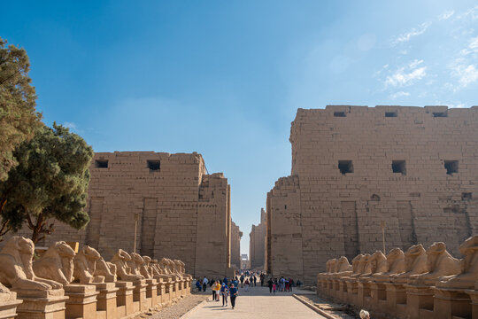 Temple at Karnak, Temple of Amon Ra, Egypt