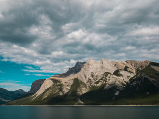 lake and mountains