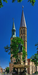 Heinrichsbrunnen und Katharinenkirche Braunschweig