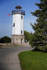 Beautiful Light House on lake Winnebago.