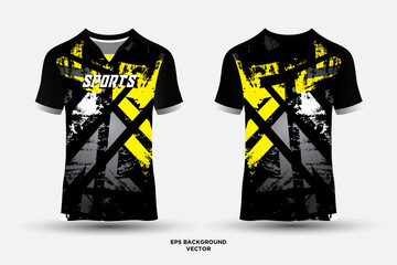 Fantastic jersey design suitable for sports, racing, soccer, gaming and esports vector © Doharma
