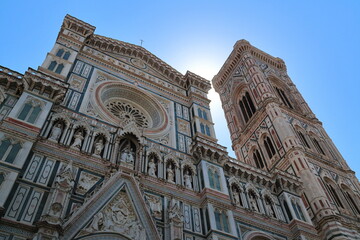 Fototapeta premium Close up image of the Cattedrale di Santa Maria del Fiore, Flornce. Italy.