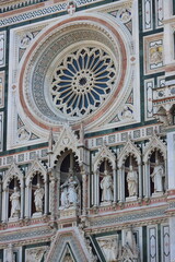 Fototapeta na wymiar Close up image of the Cattedrale di Santa Maria del Fiore, Flornce. Italy.