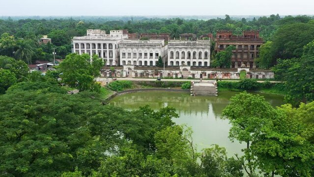 Baliati Zamindar Bari is in the village of Baliati, in Saturia Upazila in Manikganj District, Bangladesh. It is the palace of the Zamindars, the Baliati Zamindari who ruled over a large area.
