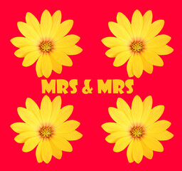 Floral greeting card design