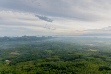 Sea of mist, Rain forest in (Khao Luang Nakhon Si Thammarat, Thailand)