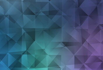 Obraz premium Light Pink, Blue vector abstract polygonal template.