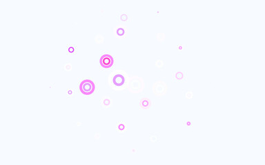 Light Blue, Red vector layout with circle shapes.