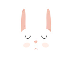 Cute rabbit without background 