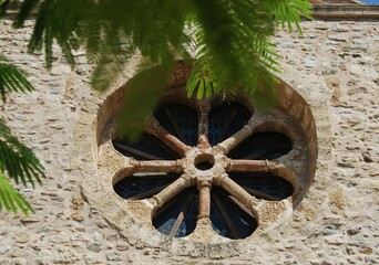 Rosone della chiesa madre di Santa Maria Assunta a Rocca Imperiale (Italy)