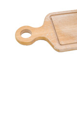 tagliere in legno chiaro su sfondo trasparente - oggetti per la cucina