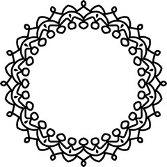SVG Wreath Bookmark Tshirt Design Cricut Silhouette