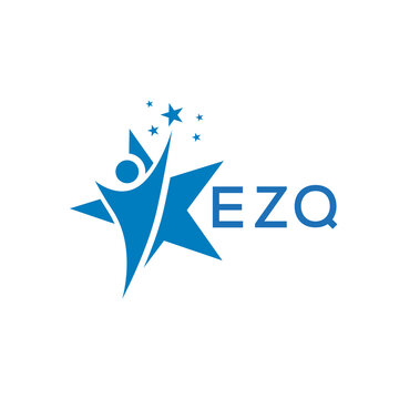 EZQ Letter logo white background .EZQ Business finance logo design vector image in illustrator .EZQ letter logo design for entrepreneur and business.
