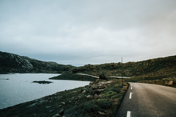 Norway. Few hours north from Bergen. Fjords and mountains in summer time (August)