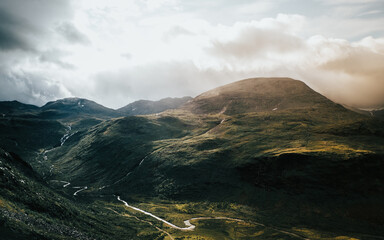 Norway. Few hours north from Bergen. Fjords and mountains in summer time (August)