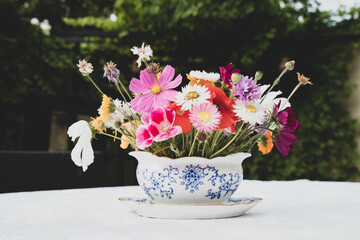 Naklejka premium The beautiful Danish summer flowers
