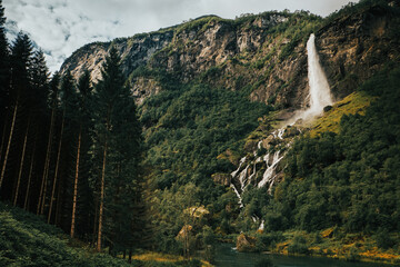 Norway. Few hours north from Bergen. Fjords and mountains in summer time (August)