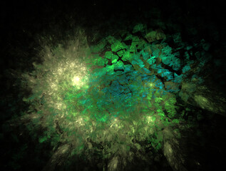 Imaginatory fractal abstract background Image