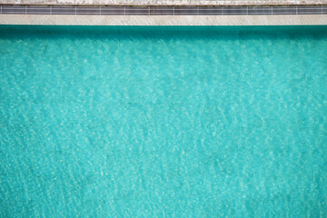 high angle view outdoor swimming pool background.