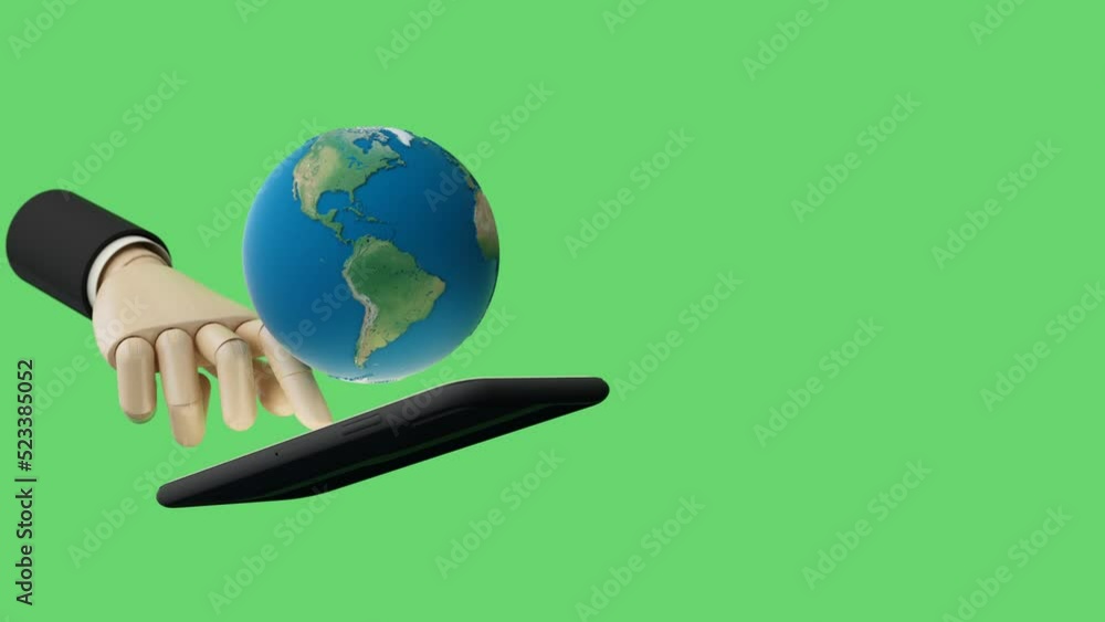 Aufkleber businessman using mobile smart phone. business global internet connection application technology and