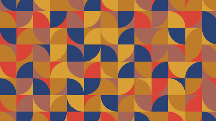 blue and beige geometric pattern, seamless wallpaper for fabric, tile, tablecloth