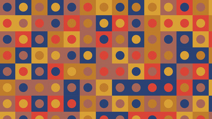 blue and beige geometric pattern, seamless wallpaper for fabric, tile, tablecloth