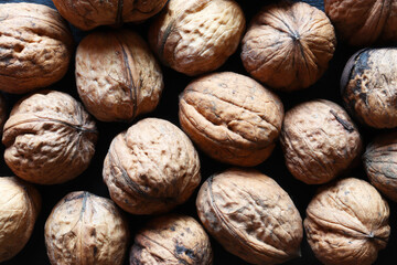 Photography of walnuts for food illustrations