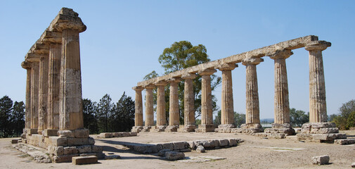 Tempio dorico delle Tavole palatine, presso la colonia magno-greca di Metaponto (Italy) - VI secolo...