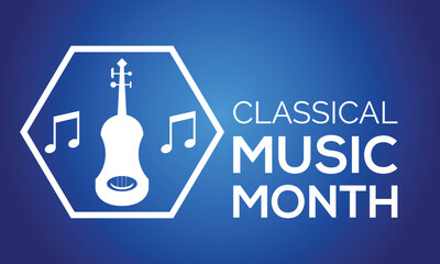 September is classical music month. Holiday concept.