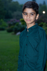 portrait of handsome Pakistani boy