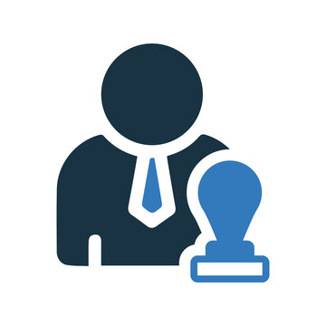 recommend clip art: Agreement, approved, authorities icon. Simple editable vector graphics.