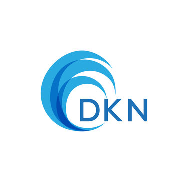 DKN letter logo. DKN blue image on white background. DKN Monogram logo design for entrepreneur and business. . DKN best icon.
