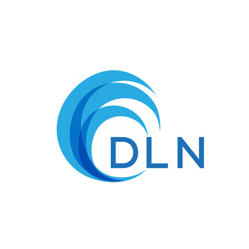DLN letter logo. DLN blue image on white background. DLN Monogram logo design for entrepreneur and business. . DLN best icon.
