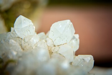 detail of quartz crystal
