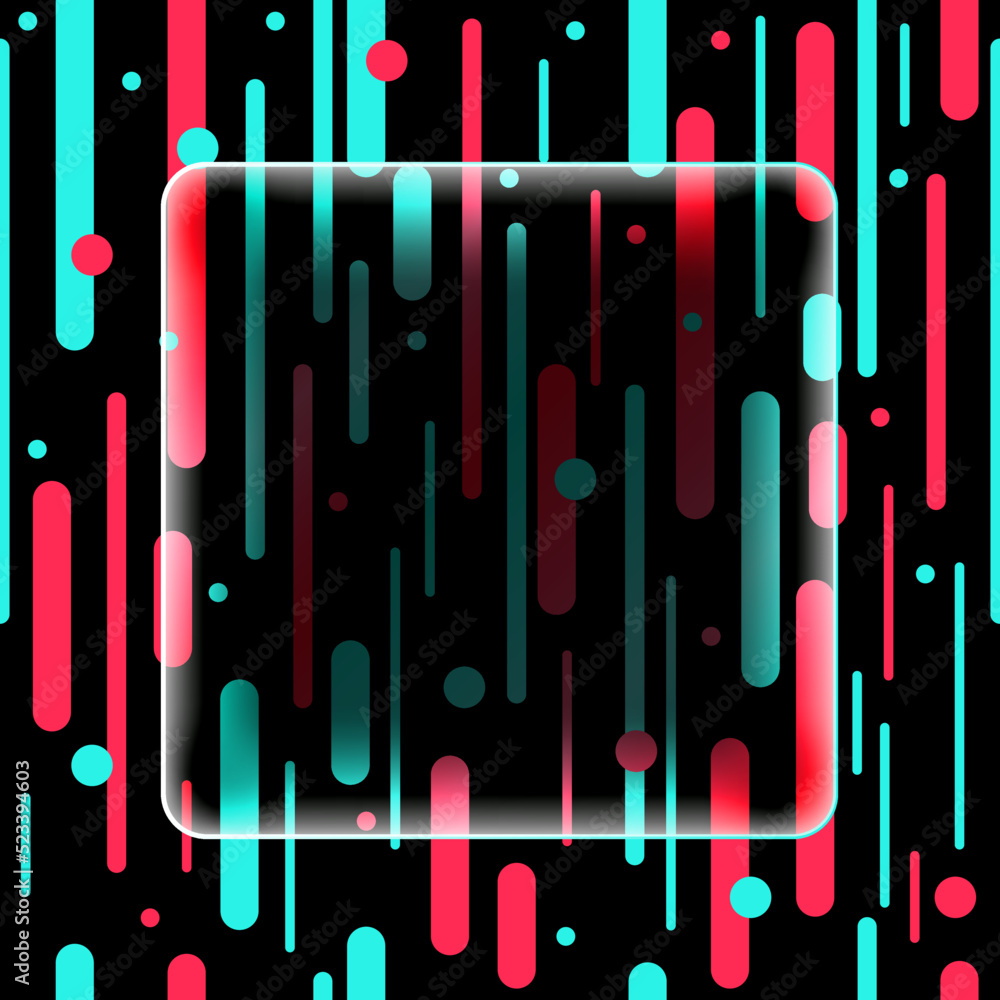Aufkleber futuristic blue red gradient vector black background pattern. futuristic blue red gradient vector bl