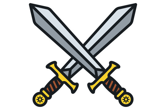 20+ Thousand Crossed Swords Icon Royalty-Free Images, Stock Photos &  Pictures