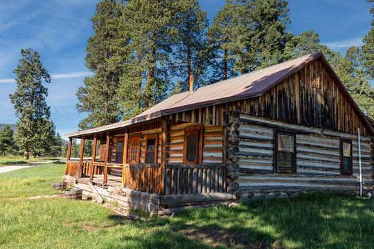The Longmire Cabin In The Valles Caldera National Preserve In NM