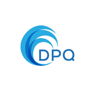 DPQ letter logo. DPQ blue image on white background. DPQ Monogram logo design for entrepreneur and business. . DPQ best icon.
