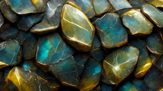 Luxurious Labradorite Stone Texture, Stone.