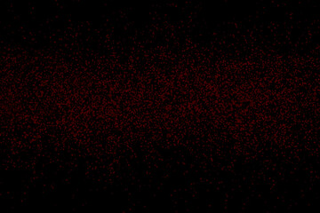 Fototapeta na wymiar Abstract red glitter light on black background. Concept for Galaxy, Celebration, Christmas, and New Year background. 