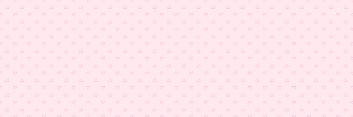 Hand drawn holiday background with hearts. Seamless pattern. Valentine's day. Print for polygraphy, posters, banners and textiles