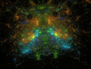 Obraz premium Imaginatory fractal abstract background Image