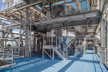 Pipeline system of big chemical factory.